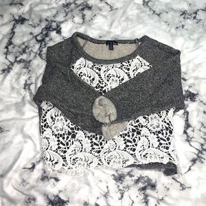 Crop sweater